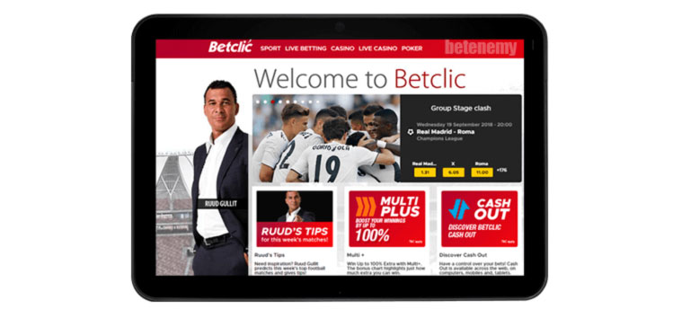 BetClic App Mobile Webseite